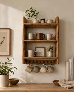 نظم دهنده ماگ و لیوان چوب روسی